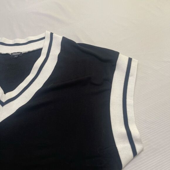 Bleusalt Malibu Black White Top Size 5 US XL - Picture 2 of 7